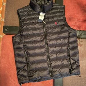 Ralph Lauren Black Puffer Vest